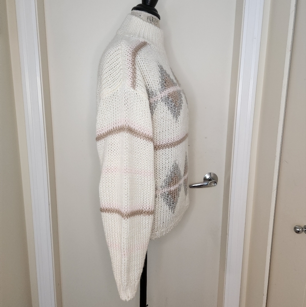 80s Scandanavian Winter Sweater - Picture 3 of 8